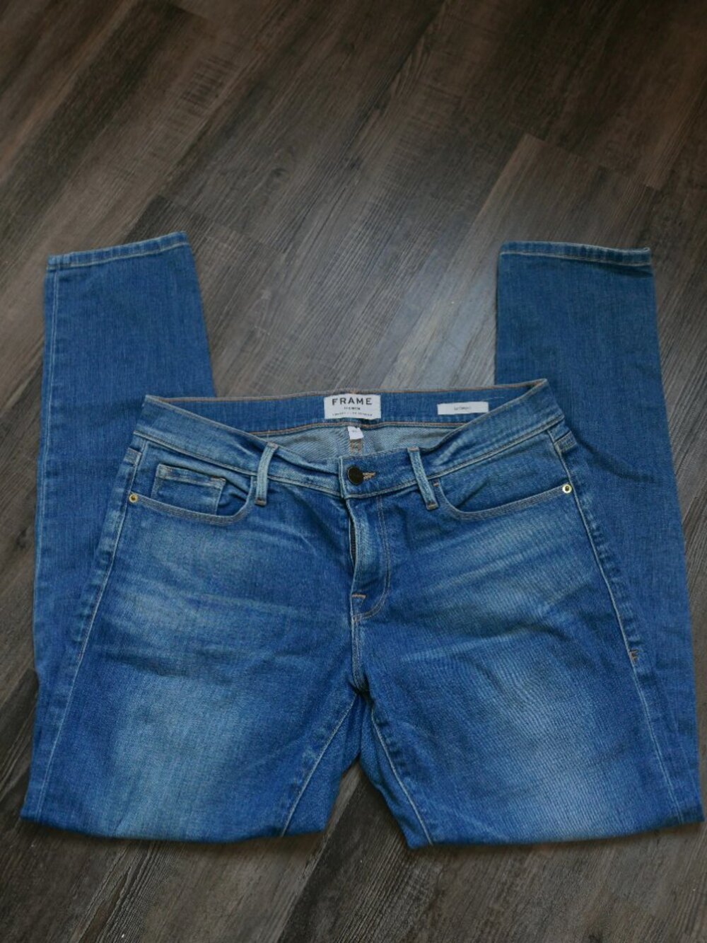 FRAME 27 Women's High Waist Straight Leg Jeans